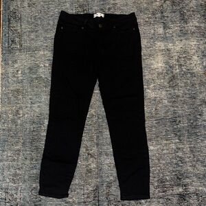 PAIGE Black Skinny Jeans - Verdugo Crop